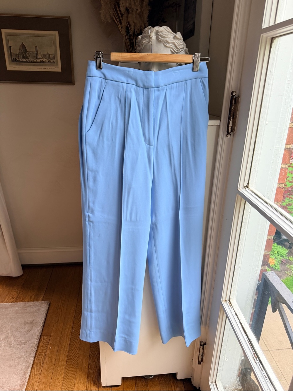 Veronica Beard Edia Pant Wide-Leg Trousers